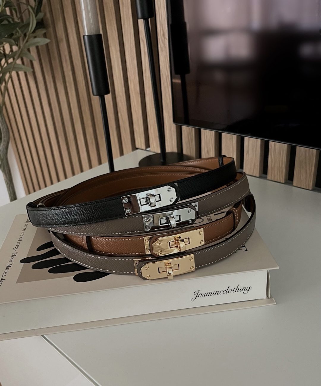 CEINTURE NOIR ARGENTÉ